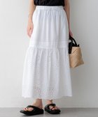 【23区/NIJYUSANKU】の【先行予約】カットワークエンブロイダリー スカート ホワイト系|ID: prp329100004859345 ipo3291000000035935836