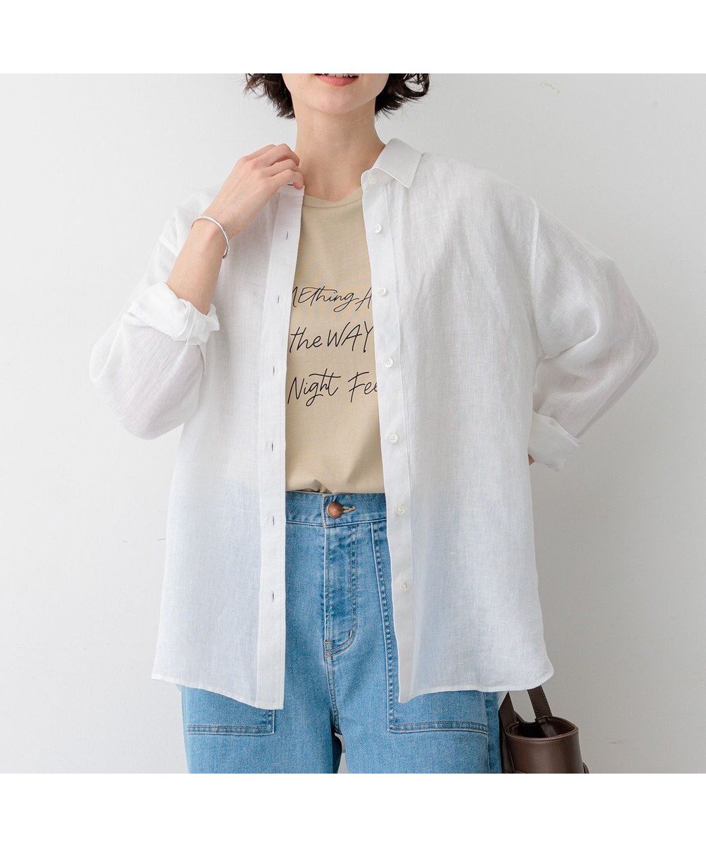 【23区/NIJYUSANKU】の【先行予約】LIBECOリネン ベーシック シャツ 人気、トレンドファッション・服の通販 founy(ファニー) ファッション Fashion レディースファッション Fashion for Women トップス・カットソー Cut & Sew Tops シャツ・ブラウス・オフィスカジュアル Elegant Blouses & Button-Ups オレンジ Orange 春 Spring シンプル Simple, Minimal チェック Check, Plaid, Tartan デニム Denim, Jeans Material 定番 Standard, Basic Item ベーシック Basic, Essential リネン Linen, Linen Fabric S/S・春夏 SS, Spring/Summer, Warm Season 夏 Summer エレガント 上品 Elegant 2026年 2026 other-1|ID: prp329100004859346 ipo3291000000035994908