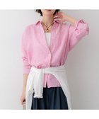 【23区/NIJYUSANKU】の【先行予約】LIBECOリネン ベーシック シャツ 人気、トレンドファッション・服の通販 founy(ファニー) ファッション Fashion レディースファッション Fashion for Women トップス・カットソー Cut & Sew Tops シャツ・ブラウス・オフィスカジュアル Elegant Blouses & Button-Ups オレンジ Orange 春 Spring シンプル Simple, Minimal チェック Check, Plaid, Tartan デニム Denim, Jeans Material 定番 Standard, Basic Item ベーシック Basic, Essential リネン Linen, Linen Fabric S/S・春夏 SS, Spring/Summer, Warm Season 夏 Summer エレガント 上品 Elegant 2026年 2026 thumbnail ピンク系|ID: prp329100004859346 ipo3291000000035994922