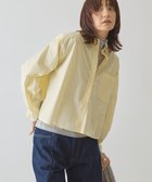 【アメリカンホリック/AMERICAN HOLIC】の【イージーケア】ショート丈ストライプシャツ Stripe Yellow|ID: prp329100004859353 ipo3291000000035935982