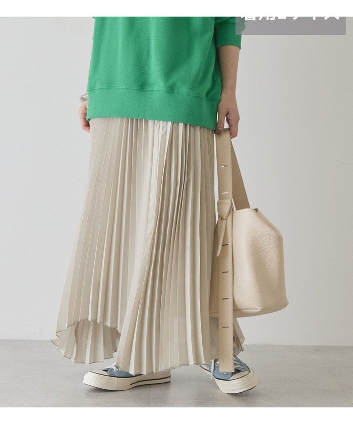 【アメリカンホリック/AMERICAN HOLIC】の【選べる丈】シアープリーツスカート インテリア・キッズ・メンズ・レディースファッション・服の通販 founy(ファニー) https://founy.com/ ファッション Fashion レディースファッション Fashion for Women スカート Skirts プリーツスカート / 上品フェミニンスタイル Pleated Skirts アメリカン American Style 春 Spring シアー Sheer, See-Through シンプル Simple, Minimal スタイリッシュ Stylish, Fashionable ドレープ Drape, Draping Fabric バランス Balance, Style Balance プリーツ Pleats, Pleated ポケット Pocket, Pocket Detail リラックス Relax, Relaxed Fit S/S・春夏 SS, Spring/Summer, Warm Season 夏 Summer エレガント 上品 Elegant |ID: prp329100004859354 ipo3291000000035936000