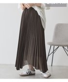 【アメリカンホリック/AMERICAN HOLIC】の【選べる丈】シアープリーツスカート Brown|ID: prp329100004859354 ipo3291000000035936004