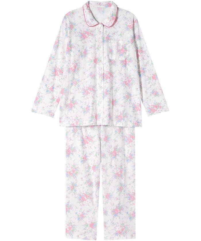 【ウィング/Wing】のパジャマ 綿100%(本体) 長袖 長ズボン レディース EP7050 ウイング/ワコール インテリア・キッズ・メンズ・レディースファッション・服の通販 founy(ファニー) https://founy.com/ ファッション Fashion レディースファッション Fashion for Women トップス・カットソー Cut & Sew Tops センター Center, Center Line 長袖 Long Sleeve, Full Sleeve パジャマ Pajamas, Sleepwear プリント Print, Printed Pattern ボトム Bottoms, Lower Wear |ID: prp329100004859357 ipo3291000000035936058