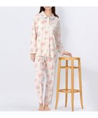 【ウィング/Wing】のパジャマ 綿100%(本体) 長袖 長ズボン レディース EP7050 ウイング/ワコール ピンク|ID: prp329100004859357 ipo3291000000035936063