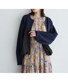 【イェッカ ヴェッカ/YECCA VECCA】の異素材MIXバルーンブルゾン Navy|ID: prp329100004859360 ipo3291000000035936114
