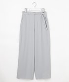 【エニィ スィス/any SiS】のスマートビューティストレッチベルト ワイドパンツ グレー|ID: prp329100004859365 ipo3291000000036379495