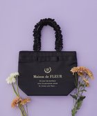 【メゾンドフルール/Maison de FLEUR】のブランドロゴフリルハンドルトートMバッグ Black|ID: prp329100004859390 ipo3291000000035936558
