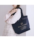 【メゾンドフルール/Maison de FLEUR】のブランドロゴフリルハンドルトートMバッグ Navy|ID: prp329100004859390 ipo3291000000035936563