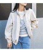 【クラフトスタンダードブティック/CRAFT STANDARD BOUTIQUE】のギャザーヘムブルゾン Light Beige|ID: prp329100004859420 ipo3291000000035936912