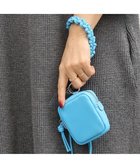 【アンビリオン/UNBILLION】のペルケ perche / 蛍光レザーストラップ付き・チャームポーチショルダー サックスブルー|ID: prp329100004859430 ipo3291000000035937067
