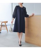 【ティアクラッセ/Tiaclasse】のレーススリーブワンピース ネイビー|ID: prp329100004859431 ipo3291000000035937113