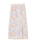 【クラフトスタンダードブティック/CRAFT STANDARD BOUTIQUE】のフラワープリントスリットロングスカート Blue|ID: prp329100004859436 ipo3291000000035937180