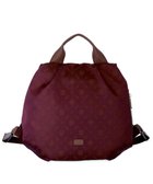 【イビサ/IBIZA】のロゴナイロン リュック バーガンディ|ID: prp329100004859644 ipo3291000000035959596