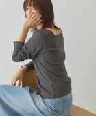 【アメリカンホリック/AMERICAN HOLIC】の【2WAY】スクエアネックプルオーバー 人気、トレンドファッション・服の通販 founy(ファニー) ファッション Fashion レディースファッション Fashion for Women トップス・カットソー Cut & Sew Tops シャツ・ブラウス・オフィスカジュアル Elegant Blouses & Button-Ups ロングTシャツ・Tシャツ Longline T-Shirts & Tees カジュアルプルオーバー・ニットトップス Pullovers & Knit Tops / Casual Pullovers カットソー・ベーシックTシャツ Cut-and-Sewn Tops / Stretch Tees & Basics アメリカン American Style インナー Innerwear 春 Spring カットソー Cut and Sewn Top スクエア Square, Square Shape スタイリッシュ Stylish, Fashionable ポケット Pocket, Pocket Detail ワイド Wide, Wide Fit S/S・春夏 SS, Spring/Summer, Warm Season 夏 Summer thumbnail Charcoal Gray|ID: prp329100004859653 ipo3291000000035959838