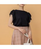 【組曲/KUMIKYOKU】のプリーツコンビフレンチスリーブ カットソー 人気、トレンドファッション・服の通販 founy(ファニー) ファッション Fashion レディースファッション Fashion for Women トップス・カットソー Cut & Sew Tops シャツ・ブラウス・オフィスカジュアル Elegant Blouses & Button-Ups ロングTシャツ・Tシャツ Longline T-Shirts & Tees カットソー・ベーシックTシャツ Cut-and-Sewn Tops / Stretch Tees & Basics インナー Innerwear 春 Spring カットソー Cut and Sewn Top シルケット Silket, Silky Cotton フェミニン Feminine, Girly フリル Frill, Ruffle プリーツ Pleats, Pleated S/S・春夏 SS, Spring/Summer, Warm Season 夏 Summer エレガント 上品 Elegant thumbnail ブラック系|ID: prp329100004859656 ipo3291000000035959925