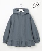 【23区/NIJYUSANKU】の【R(アール)】ナイロンタフタワッシャー フーデッドジップアップブルゾン スレートグレー系|ID: prp329100004859701 ipo3291000000035961394