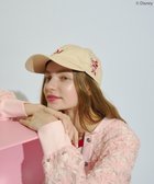 【アメリカンホリック/AMERICAN HOLIC】の【Mickey Friends】イニシャル刺繍CAP Ivory|ID: prp329100004859708 ipo3291000000035961532