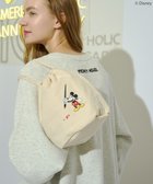 【アメリカンホリック/AMERICAN HOLIC】の【Mickey Friends】サガラバッグ Ivory|ID: prp329100004859710 ipo3291000000035961571