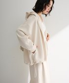 【グリーンパークス/Green Parks】のダブルZIP裾ドロストパーカー Light Beige|ID: prp329100004859717 ipo3291000000036380294