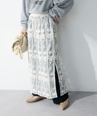 【グリーンパークス/Green Parks】のレイヤードレーススカート 人気、トレンドファッション・服の通販 founy(ファニー) ファッション Fashion レディースファッション Fashion for Women スカート Skirts シンプル Simple, Minimal フィット Fit, Slim Fit ポケット Pocket, Pocket Detail レース Lace, Lace Fabric エレガント 上品 Elegant 夏 Summer 春 Spring S/S・春夏 SS, Spring/Summer, Warm Season thumbnail Ecru|ID: prp329100004859720 ipo3291000000035961719