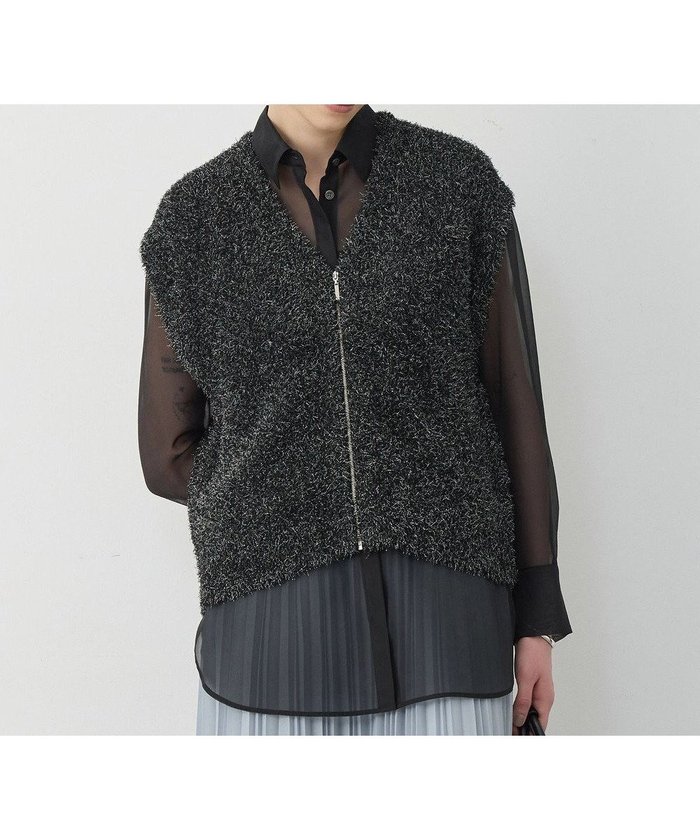 【アイシービー/iCB】のツイーディーニット ジップアップジレ インテリア・キッズ・メンズ・レディースファッション・服の通販 founy(ファニー) https://founy.com/ ファッション Fashion レディースファッション Fashion for Women アウター Coat / Outerwear Collection トップス・カットソー Cut & Sew Tops ニット Knit Tops & Sweaters ベスト&ジレ / 重ね着スタイル Vests & Gilets イタリア Italy インナー Innerwear 春 Spring カットソー Cut and Sewn Top キャミソール Camisole, Spaghetti Strap Top ジップアップ Zip-Up, Full Zip ジャケット Jacket, Outerwear トレンド Trend, Trending Now ベスト Vest, Waistcoat ミックス Mix, Mixed Style S/S・春夏 SS, Spring/Summer, Warm Season おすすめ Recommended / Our Picks 夏 Summer 2026年 2026 |ID: prp329100004859723 ipo3291000000035961758