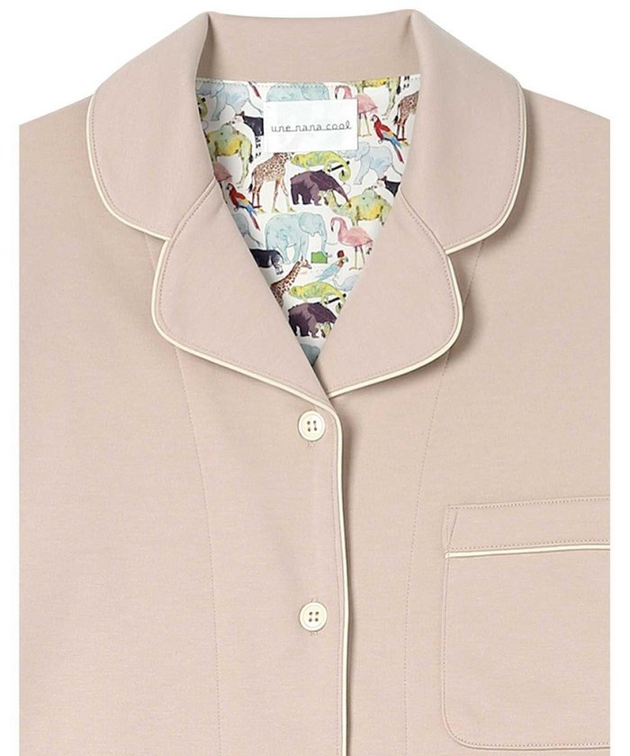 【ウンナナクール/une nana cool】の【綿混】ハイゲージダブルエアー 長袖開襟パジャマ MADE WITH LIBERTY FABRIC インテリア・キッズ・メンズ・レディースファッション・服の通販 founy(ファニー) https://founy.com/ ファッション Fashion レディースファッション Fashion for Women トップス・カットソー Cut & Sew Tops 秋 Autumn 長袖 Long Sleeve, Full Sleeve バランス Balance, Style Balance パイピング Piping, Trim Design パジャマ Pajamas, Sleepwear プリント Print, Printed Pattern ボトム Bottoms, Lower Wear ポケット Pocket, Pocket Detail リラックス Relax, Relaxed Fit おすすめ Recommended / Our Picks |ID: prp329100004859725 ipo3291000000035961795