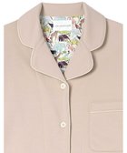 【ウンナナクール/une nana cool】の【綿混】ハイゲージダブルエアー 長袖開襟パジャマ MADE WITH LIBERTY FABRIC ベージュ|ID: prp329100004859725 ipo3291000000035961797