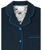 【ウンナナクール/une nana cool】の【綿混】ハイゲージダブルエアー 長袖開襟パジャマ MADE WITH LIBERTY FABRIC グレイッシュブルー|ID: prp329100004859725 ipo3291000000035961816