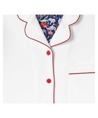 【ウンナナクール/une nana cool】の【綿混】ハイゲージダブルエアー 長袖開襟パジャマ MADE WITH LIBERTY FABRIC ホワイト|ID: prp329100004859725 ipo3291000000035961831