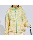 【ピーダブリュサーキュラス/PW CIRCULUS】の【撥水加工/ストレッチ】【WOMEN】アニマルドットブルゾン ゴルフウェア レディース イエロー系5|ID: prp329100004859729 ipo3291000000035961946