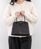 【ブランクレ/blancle】のシュリンクレザー ワンハンドルフォーマルバッグ ブラック|ID: prp329100004859735 ipo3291000000035962059