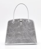 【ブランクレ/blancle】のメタリックレザー ワンハンドルフォーマルバッグ SILVER|ID: prp329100004859736 ipo3291000000035962077