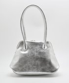 【ブランクレ/blancle】のメタリックレザー 舟形ボストンバッグ SILVER|ID: prp329100004859740 ipo3291000000035962128