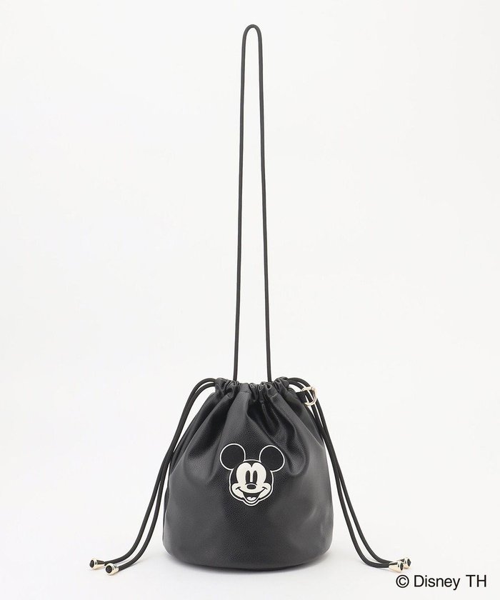 【エニー/ANY】の【ディズニー】ミッキーマウス/フェイクレザー巾着バッグ インテリア・キッズ・メンズ・レディースファッション・服の通販 founy(ファニー) https://founy.com/ ファッション Fashion レディースファッション Fashion for Women バッグ Bags コレクション Collection, Seasonal Line 巾着 Drawstring Bag, Kinchaku チャーム Charm, Pendant フェイクレザー Faux Leather, PU Leather フェイス Face, Facial Design ポケット Pocket, Pocket Detail エレガント 上品 Elegant |ID: prp329100004859747 ipo3291000000035962220