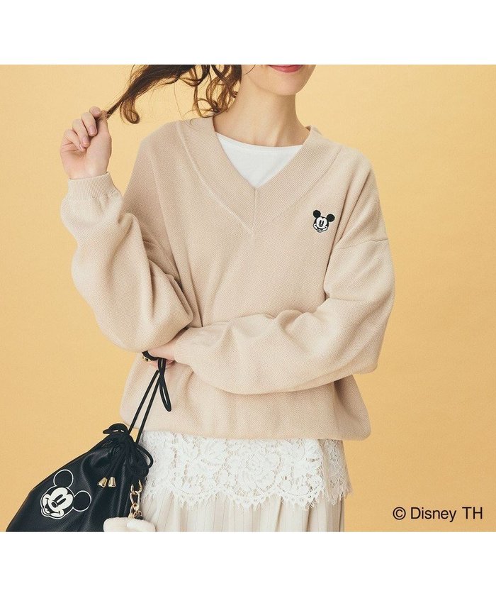 【エニー/ANY】の【ディズニー】ミッキーマウス/スウェットライクニット インテリア・キッズ・メンズ・レディースファッション・服の通販 founy(ファニー) https://founy.com/ ファッション Fashion レディースファッション Fashion for Women トップス・カットソー Cut & Sew Tops ニット Knit Tops & Sweaters レディースパーカー・カジュアルフーディー Casual Hoodies & Sweatshirts スウェット・クルーネックトップス Sweatshirts & Crewnecks / Relaxed Fit Sweat Tops インナー Innerwear 春 Spring コレクション Collection, Seasonal Line 巾着 Drawstring Bag, Kinchaku シンプル Simple, Minimal セーター Sweater, Knitwear フェイクレザー Faux Leather, PU Leather ボトム Bottoms, Lower Wear リラックス Relax, Relaxed Fit ロング Long, Long-Length S/S・春夏 SS, Spring/Summer, Warm Season おすすめ Recommended / Our Picks 夏 Summer |ID: prp329100004859750 ipo3291000000035962254