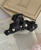 【メゾンドフルール/Maison de FLEUR】のオーガンジーパールエアリーバンスクリップ Black|ID: prp329100004859785 ipo3291000000035962629