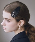 【メゾンドフルール/Maison de FLEUR】のビジューリボンスリーピン Black|ID: prp329100004859790 ipo3291000000035962704
