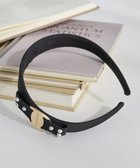 【メゾンドフルール/Maison de FLEUR】のグログランリボンカチューシャ Black|ID: prp329100004859791 ipo3291000000035962717