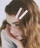 【メゾンドフルール/Maison de FLEUR】の2セットアセチロゴクリップ Pink|ID: prp329100004859792 ipo3291000000035962727