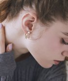 【メゾンドフルール/Maison de FLEUR】のリボンビジューイヤリング Gold|ID: prp329100004859795 ipo3291000000035962768