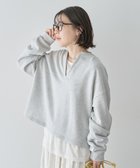 【グリーンパークス/Green Parks】のSET2点 深Vネック裏毛+プルオーバー Gray Mixture|ID: prp329100004859801 ipo3291000000035962834