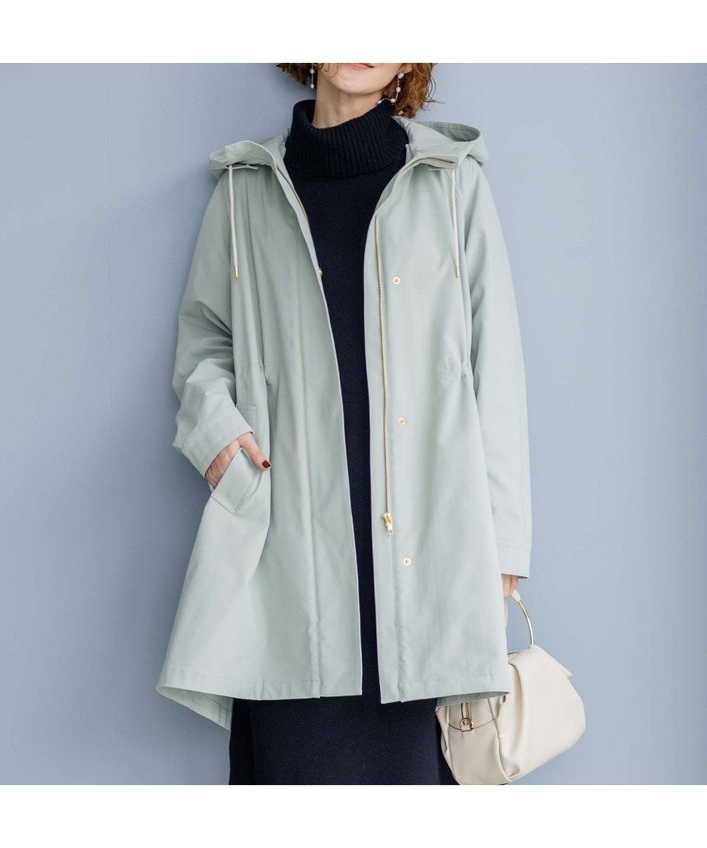 【23区/NIJYUSANKU】の【撥水加工】マルチウェイ アウター インテリア・キッズ・メンズ・レディースファッション・服の通販 founy(ファニー) 　ファッション　Fashion　レディースファッション　Fashion for Women　アウター　Coat / Outerwear Collection　コート・ロングコート・ピーコート　Long Coats, Peacoats & More　レディースジャケット・軽アウター　Jackets　モッズコート・ミリタリー風アウター　Mods & Field Coats　春　Spring　軽量　Lightweight, Ultra Light　ジャケット　Jacket, Outerwear　ストレッチ　Stretch, Stretchy Fabric　スリーブ　Sleeve, Long Sleeve / Short Sleeve　トレンド　Trend, Trending Now　ベスト　Vest, Waistcoat　ミリタリー　Military, Army Style　モッズコート　Mods Coat, Military Parka　ライナー　Liner, Inner Layer　S/S・春夏　SS, Spring/Summer, Warm Season　夏　Summer　ミント系|ID: prp329100004860060 ipo3291000000035987287