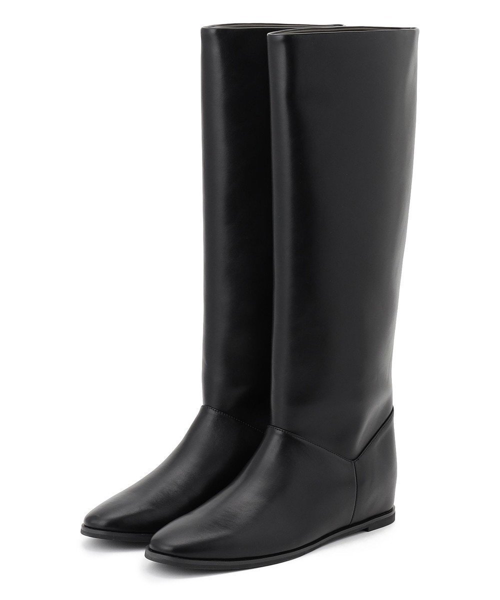 【23区/NIJYUSANKU】のインヒール ロング ブーツ インテリア・キッズ・メンズ・レディースファッション・服の通販 founy(ファニー) 　ファッション　Fashion　レディースファッション　Fashion for Women　2024年　2024　2024-2025秋冬・A/W　Autumn/Winter 2024–25 AW24–25　フェイクレザー　Faux Leather, PU Leather　ロング　Long, Long-Length　エレガント 上品　Elegant　A/W・秋冬　Autumn/Winter　ブラック系|ID: prp329100004860063 ipo3291000000035987377