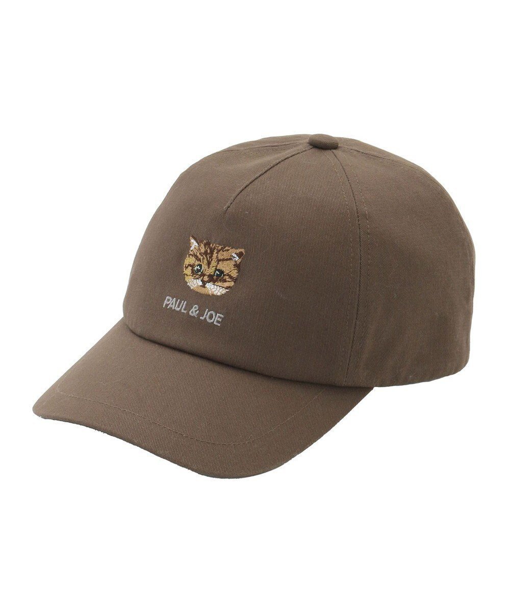 【ムーンバット/MOONBAT】の【FUDGE掲載】ポール ジョー (PAUL JOE ACCESSOIRES) 猫 ヌネット刺繍 キャップ インテリア・キッズ・メンズ・レディースファッション・服の通販 founy(ファニー) 　雑誌掲載アイテム　Magazine Picks & Fashion Features　ファッション雑誌　Fashion Magazines　ファッジ　FUDGE　ファッション　Fashion　レディースファッション　Fashion for Women　キャップ&ハット　Hats & Caps　キャップ　Cap, Baseball Cap　コレクション　Collection, Seasonal Line　雑誌　Magazine, Fashion Magazine　チェック　Check, Plaid, Tartan　猫　Cat, Kitty　フロント　Front, Front Design　帽子　Hat, Headwear　無地　Plain, Solid Color　A/W・秋冬　Autumn/Winter　2024年　2024　2024-2025秋冬・A/W　Autumn/Winter 2024–25 AW24–25　ダークブラウン|ID: prp329100004860064 ipo3291000000035987383