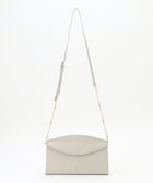 【自由区/JIYU-KU】の【SHIHOさん着用】フラップカーブミニクラッチ バッグ ライトグレー|ID: prp329100004860072 ipo3291000000035987440