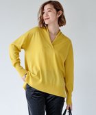 【23区/NIJYUSANKU】の【洗える】ウールテンジク Vネック ニット 人気、トレンドファッション・服の通販 founy(ファニー) ファッション Fashion レディースファッション Fashion for Women トップス・カットソー Cut & Sew Tops ニット Knit Tops & Sweaters Vネックトップス V-Neck Tops / V-Cut Neckline Shirts イエロー Yellow 洗える Machine Washable スタイリッシュ Stylish, Fashionable ストレート Straight, Straight Cut スリット Slit, Slit Detail セーター Sweater, Knitwear ドレープ Drape, Draping Fabric ベーシック Basic, Essential A/W・秋冬 Autumn/Winter おすすめ Recommended / Our Picks 2024年 2024 2024-2025秋冬・A/W Autumn/Winter 2024–25 AW24–25 thumbnail イエロー系|ID: prp329100004860073 ipo3291000000035987469