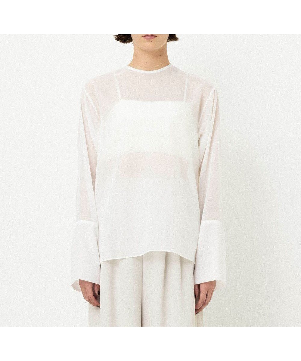 【ネイヴ/NAVE】の【ReNAVE・洗える】シアーボイル ブラウス 人気、トレンドファッション・服の通販 founy(ファニー) 　雑誌掲載アイテム　Magazine Picks & Fashion Features　ファッション雑誌　Fashion Magazines　エクラ　eclat　リー　LEE　バイラ　BAILA　オッジ　Oggi　クラッシィ　CLASSY.　ジゼル　GISELe　ビスト　美ST　ファッション　Fashion　レディースファッション　Fashion for Women　トップス・カットソー　Cut & Sew Tops　シャツ・ブラウス・オフィスカジュアル　Elegant Blouses & Button-Ups　1月号　January Issue　インナー　Innerwear　ウォッシャブル　Machine Washable　洗える　Machine Washable　9月号　September Issue　10月号　October Issue　11月号　November Issue　シアー　Sheer, See-Through　シンプル　Simple, Minimal　ジャケット　Jacket, Outerwear　スリット　Slit, Slit Detail　雑誌　Magazine, Fashion Magazine　2月号　February Issue, Feb. Edition　ブライト　Bright, Shiny　A/W・秋冬　Autumn/Winter　おすすめ　Recommended / Our Picks　エレガント 上品　Elegant　 other-1|ID: prp329100004860080 ipo3291000000035987682