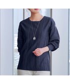 【ティアクラッセ/Tiaclasse】のラメリブドルマントップス ネイビー|ID: prp329100004860094 ipo3291000000035988046