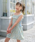 【組曲 / KIDS/KUMIKYOKU】の【UVカット】【SS-Lサイズ】トロピカルフラワー スイムウェア(ワンピース) スカイブルー|ID: prp329100004860115 ipo3291000000035988225