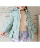 【エニィ/ANY / KIDS】の【洗濯機OK】中綿リボンコート ミント|ID: prp329100004860118 ipo3291000000035988244